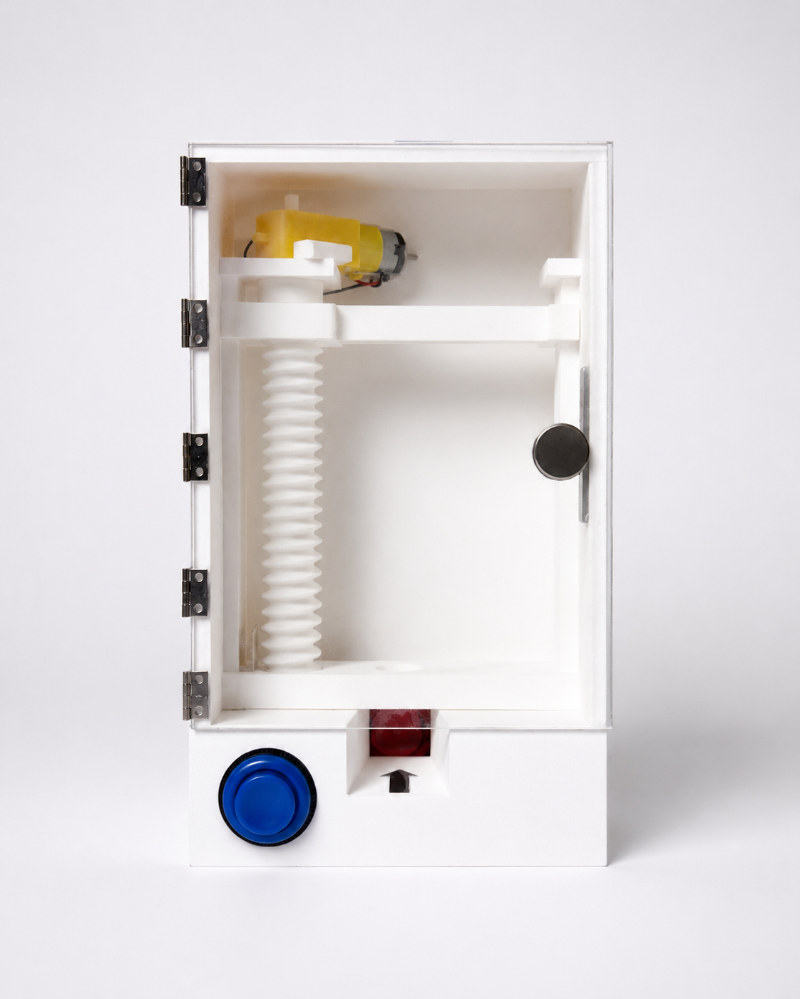 Toothpaste dispenser, front view